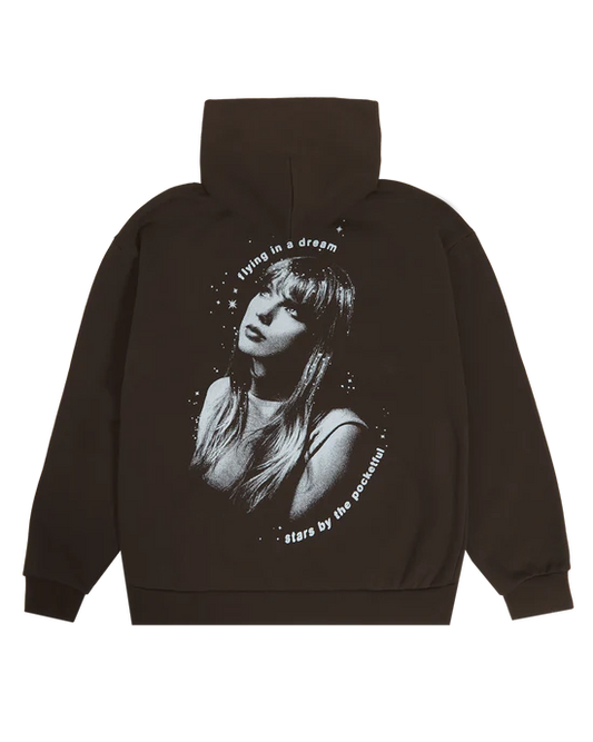 Taylor Swift Midnights Living In A Dream Brown Hoodie