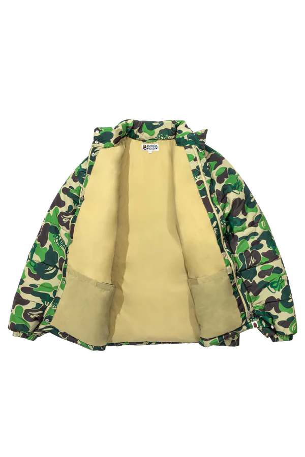 BAPE x SPOTIFY by CENTRAL CEE CAMO PUFFER JACKET - GREEN