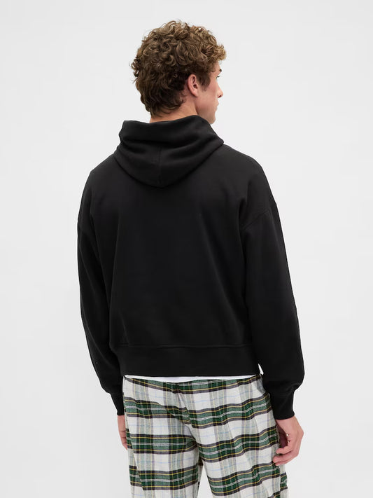 Black VintageSoft Heavyweight NAP Logo Hoodie