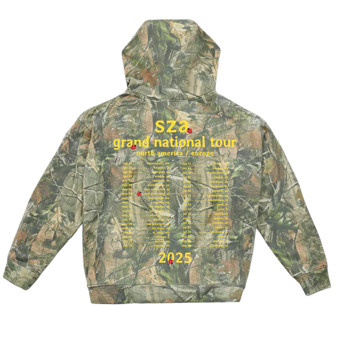 I Heart SZA Camo Hoodie