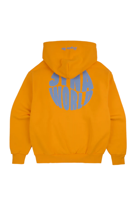 SYNA CIRCLE ZIP HOOD - YELLOW