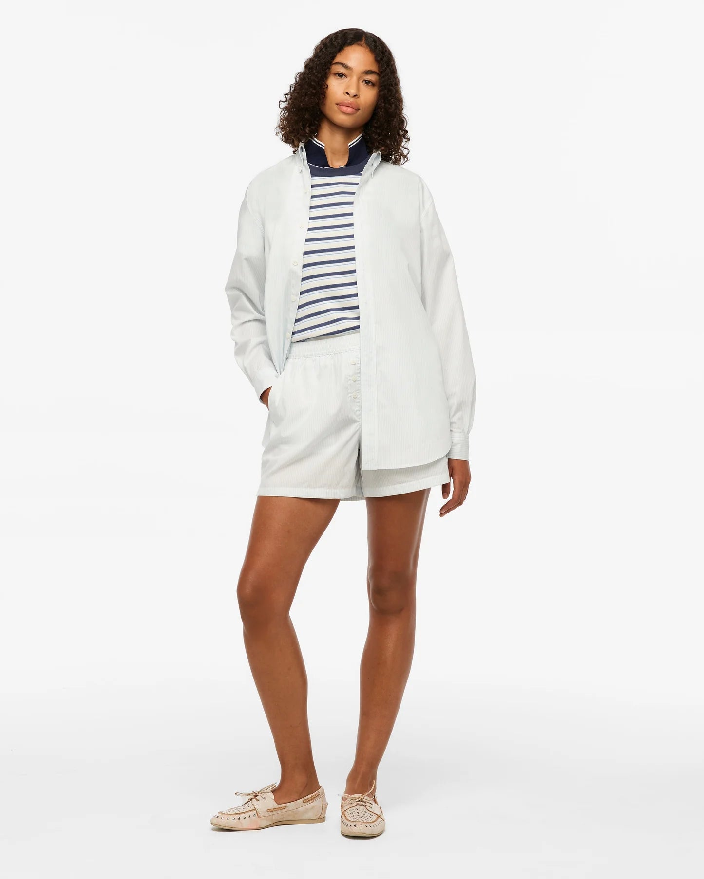 1989 (Taylor’s Version) Seagull Blue Stripe Poplin Shirt