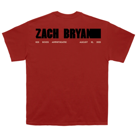 Red Rocks 2025 Red Tee
