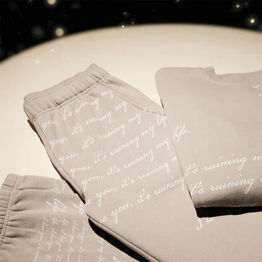 I Love You It's Ruining My Life Boxy Cropped Crewneck