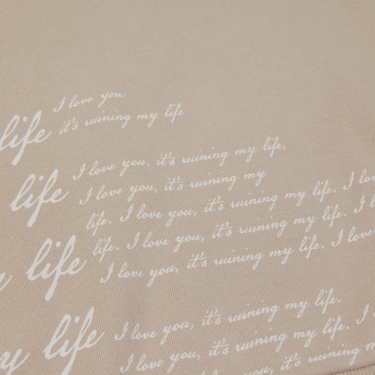 I Love You It's Ruining My Life Boxy Cropped Crewneck