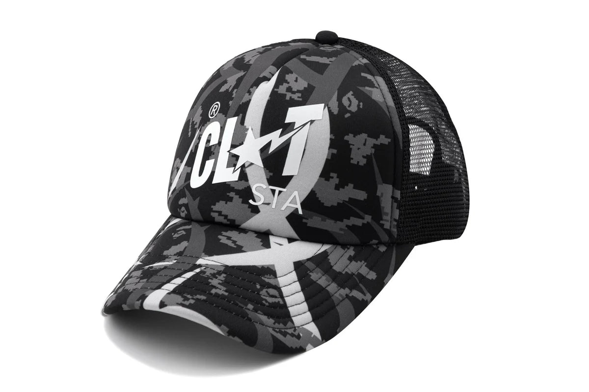 BAPE X CLOT EGRA CAMO TRUCKER HAT