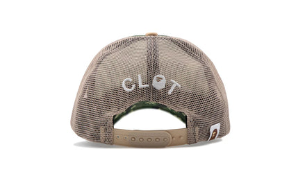 BAPE X CLOT EGRA CAMO TRUCKER HAT