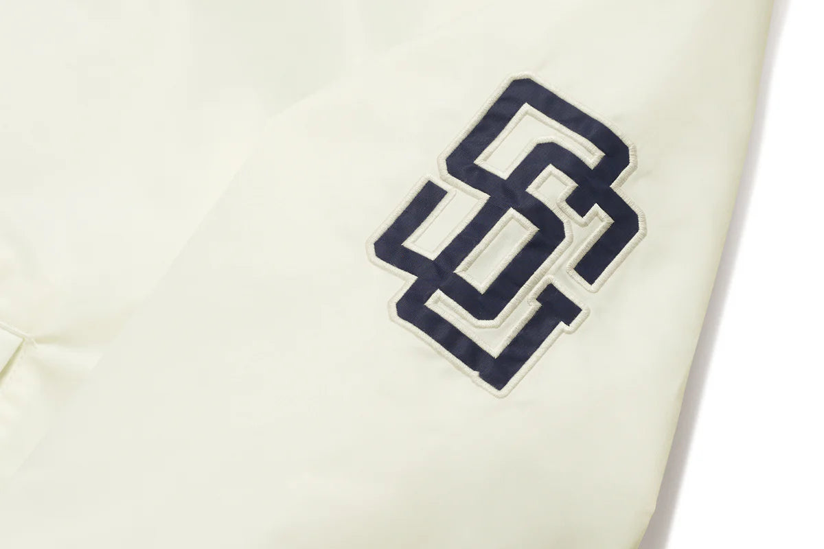 BAPE X STADIUM GOODS CONTRAST STRIPE VARSITY JACKET MENS