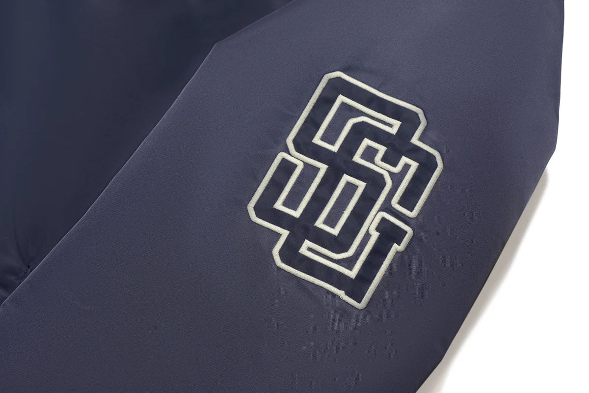 BAPE X STADIUM GOODS CONTRAST STRIPE VARSITY JACKET MENS