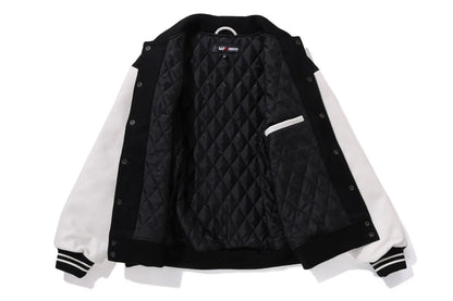 BAPE X NBHD LONG SLEEVE VARSITY JACKET MENS