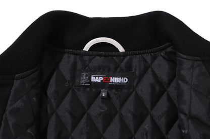 BAPE X NBHD LONG SLEEVE VARSITY JACKET MENS