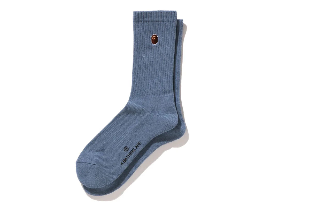 BAPE MENS APE HEAD ONE POINT SOCKS