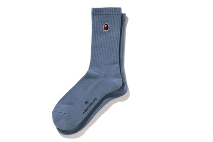 BAPE MENS APE HEAD ONE POINT SOCKS