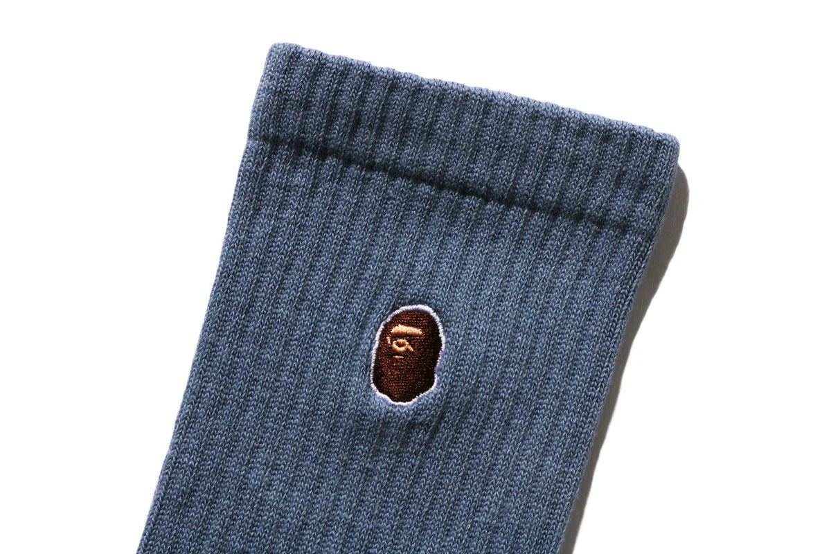 BAPE MENS APE HEAD ONE POINT SOCKS