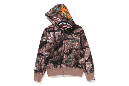 TREE EDGE CAMO SHARK FULL HOODIE LADIES