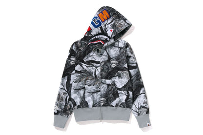 TREE EDGE CAMO SHARK FULL HOODIE LADIES