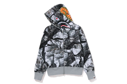 TREE EDGE CAMO SHARK FULL HOODIE LADIES