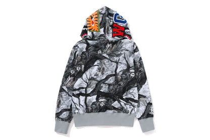 TREE EDGE CAMO SHARK FULL HOODIE LADIES