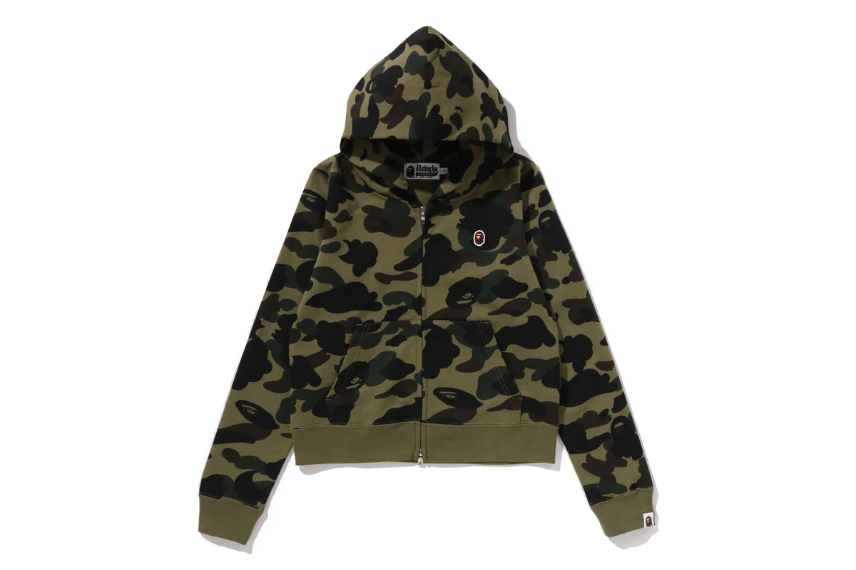 1ST CAMO ZIP HOODIE LADIES