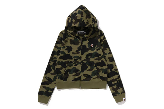 1ST CAMO ZIP HOODIE LADIES