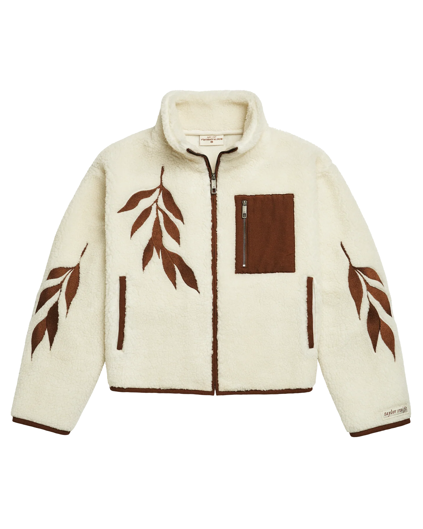 Life is a Willow Zip Up Sherpa Fleece Jacket