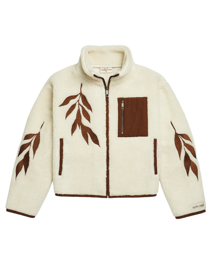 Life is a Willow Zip Up Sherpa Fleece Jacket