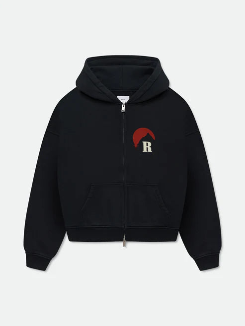 RHUDE MOONLIGHT ZIP-UP HOODIE