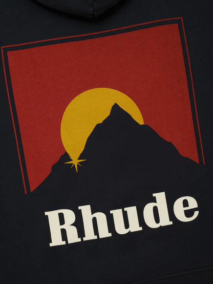 RHUDE MOONLIGHT ZIP-UP HOODIE