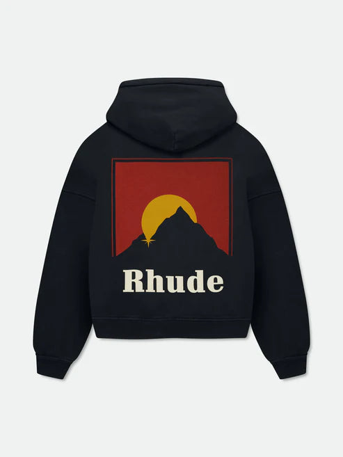 RHUDE MOONLIGHT ZIP-UP HOODIE