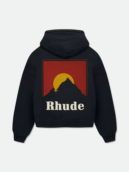 RHUDE MOONLIGHT ZIP-UP HOODIE