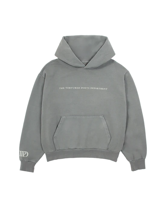 The Tortured Poets Department Grey Hoodie