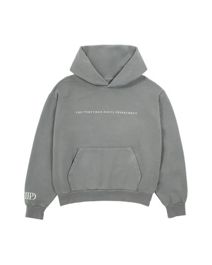 The Tortured Poets Department Grey Hoodie