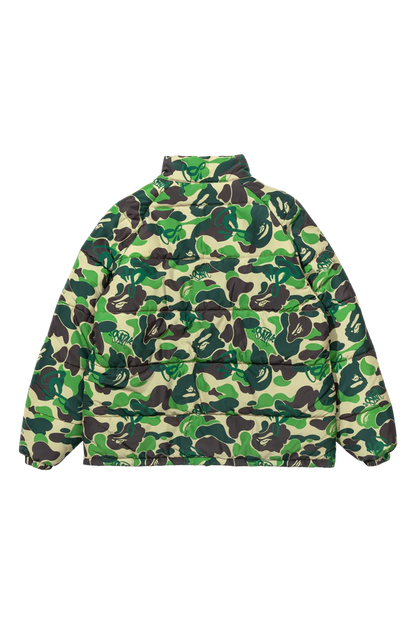 BAPE x SPOTIFY by CENTRAL CEE CAMO PUFFER JACKET - GREEN