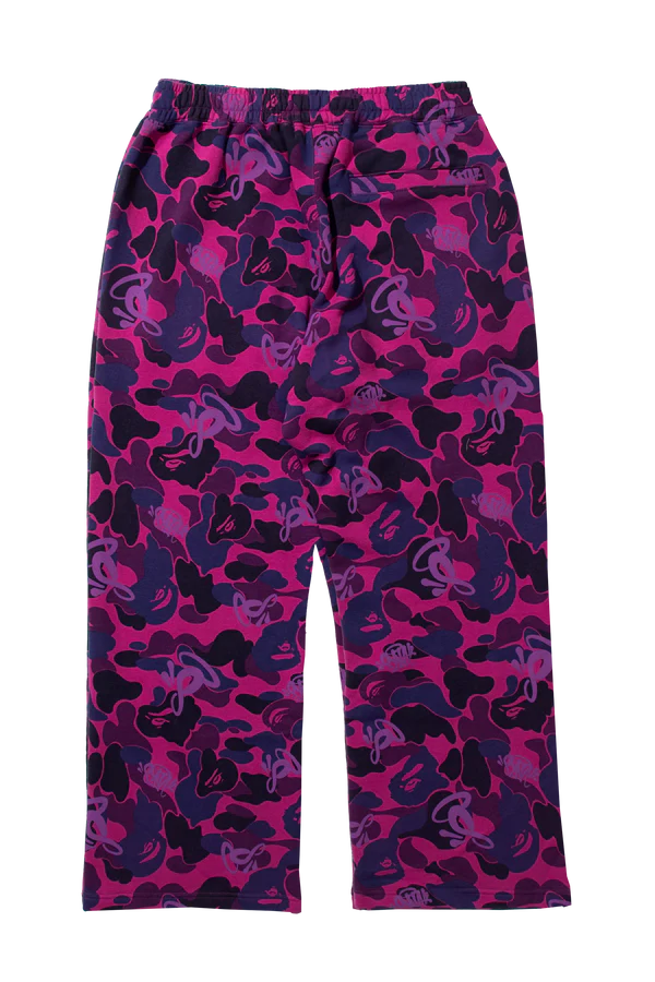 BAPE x SPOTIFY by CENTRAL CEE CAMO RELAXED FIT SWEATPANTS - PURPLE