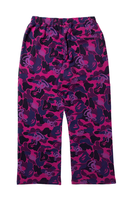BAPE x SPOTIFY by CENTRAL CEE CAMO RELAXED FIT SWEATPANTS - PURPLE