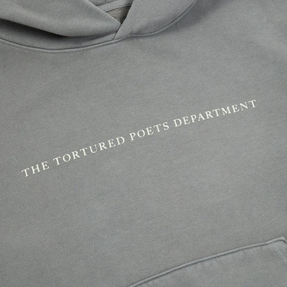 The Tortured Poets Department Grey Hoodie