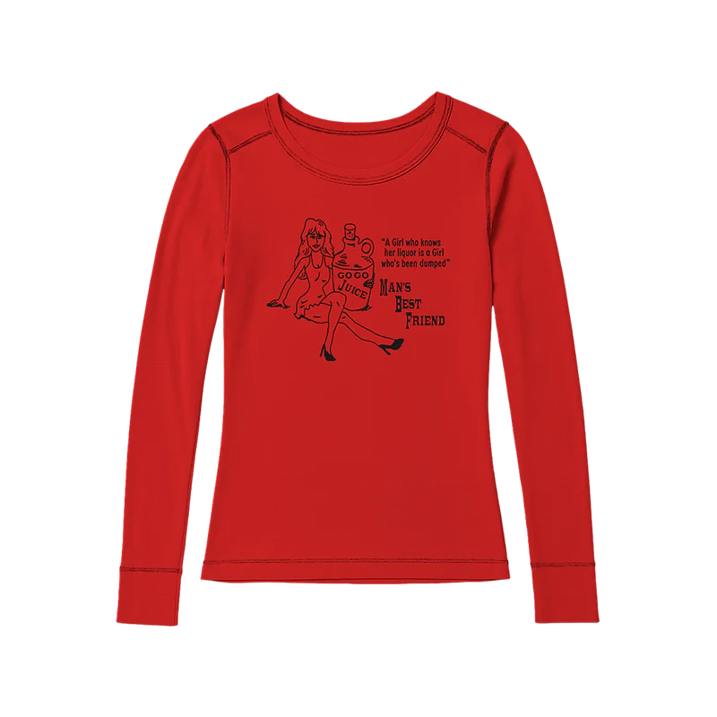 Girl Who's Been Dumped Fitted Longsleeve T-Shirt