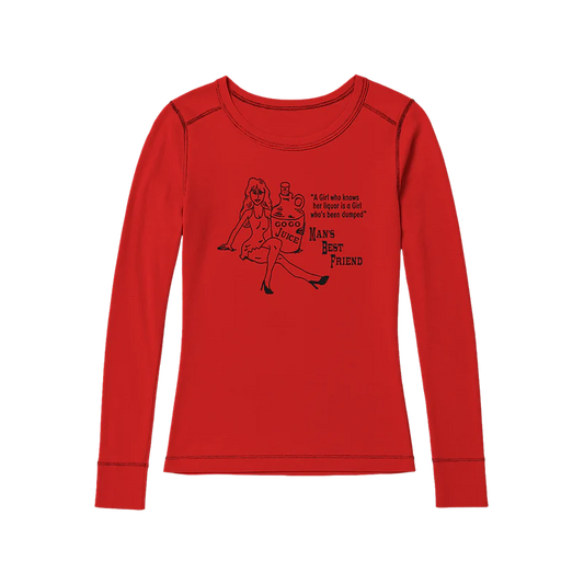 Girl Who's Been Dumped Fitted Longsleeve T-Shirt