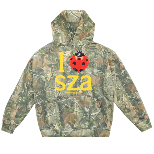 I Heart SZA Camo Hoodie