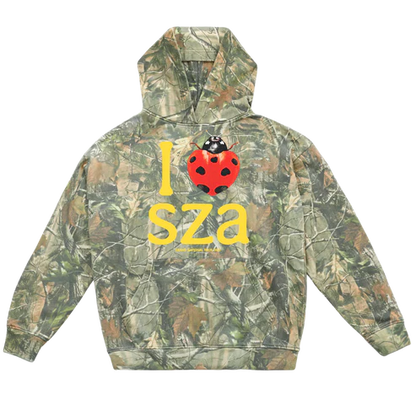 I Heart SZA Camo Hoodie