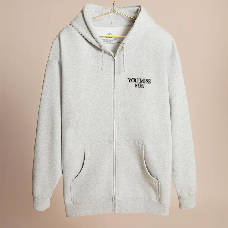 Miss Me Zip Hoodie