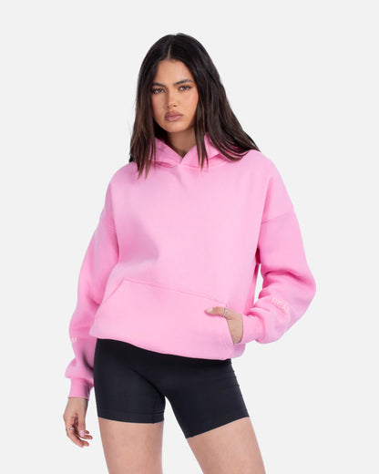 SSS REALISM COURT BOXY CANDY PINK HOODIE
