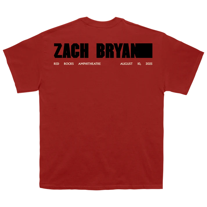 Red Rocks 2025 Red Tee