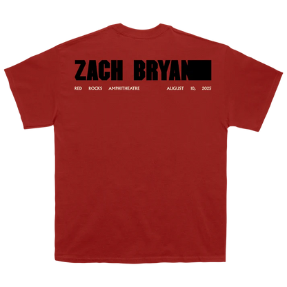 Red Rocks 2025 Red Tee