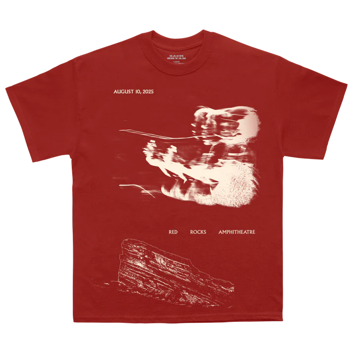 Red Rocks 2025 Red Tee