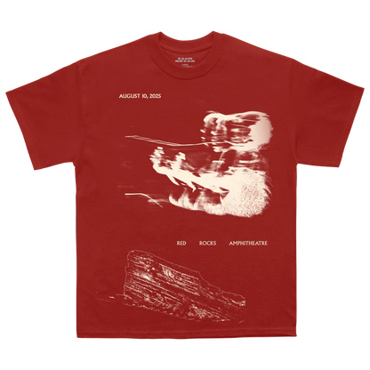 Red Rocks 2025 Red Tee