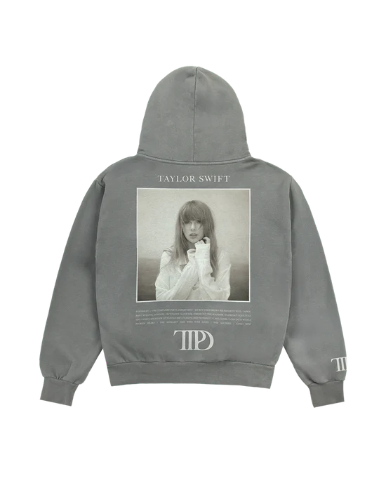 The Tortured Poets Department Grey Hoodie