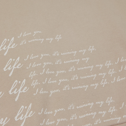 I Love You It's Ruining My Life Boxy Cropped Crewneck